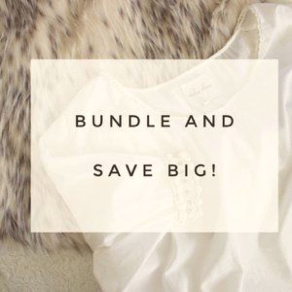 Bundle items for better pricing.